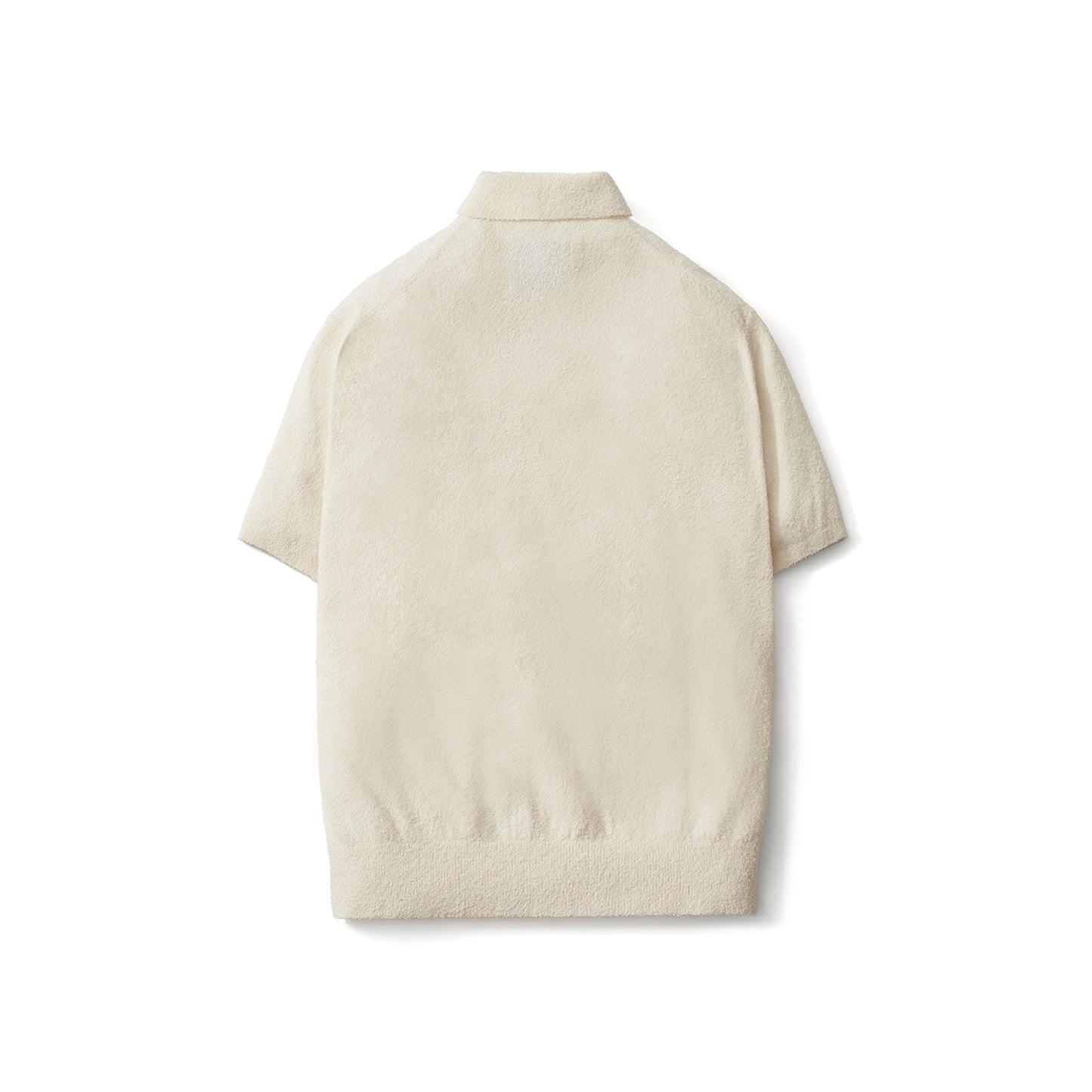 Short Sleeve Boucle Polo Knit